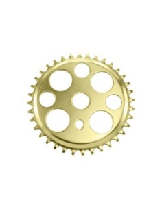 Lowrider Lucky 7 Steel Chainring 1/2 X 1/8 36t Gold.